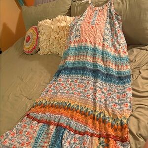 Colorful Bohemian Maxi Dress